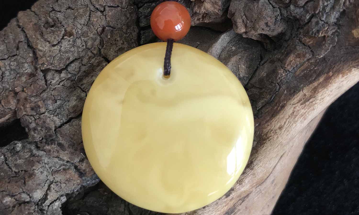 白花蜜蜡公主扣项链